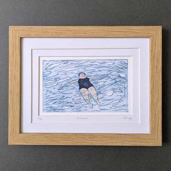 'Ahhhhh' Collagraph Print Limited Edition
