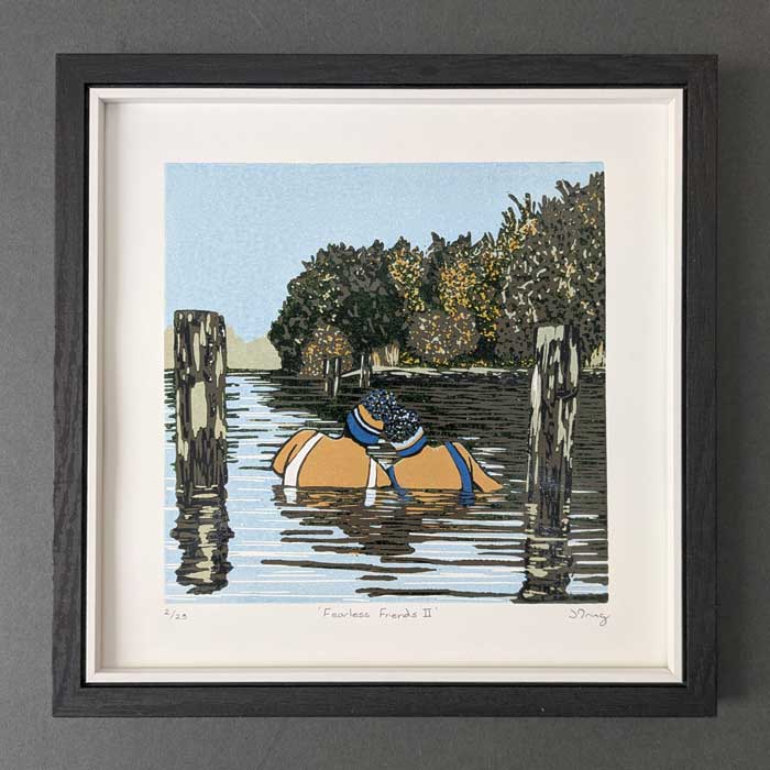 'Fearless Friends II' Limited Edition Lino Print