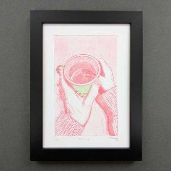 'Comfort' Dry Point Etching Limited Edition Print