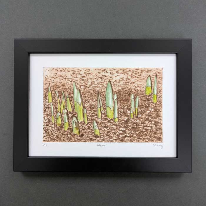 'Hope' Dry Point Etching Limited Edition Print