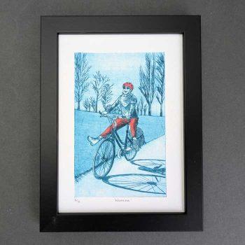 'Weeeee' Dry Point Etching Limited Edition Print