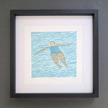 'Floating' Limited Edition Lino Print