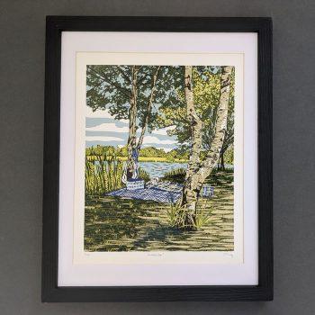 'Lakeside' Limited Edition Lino Print
